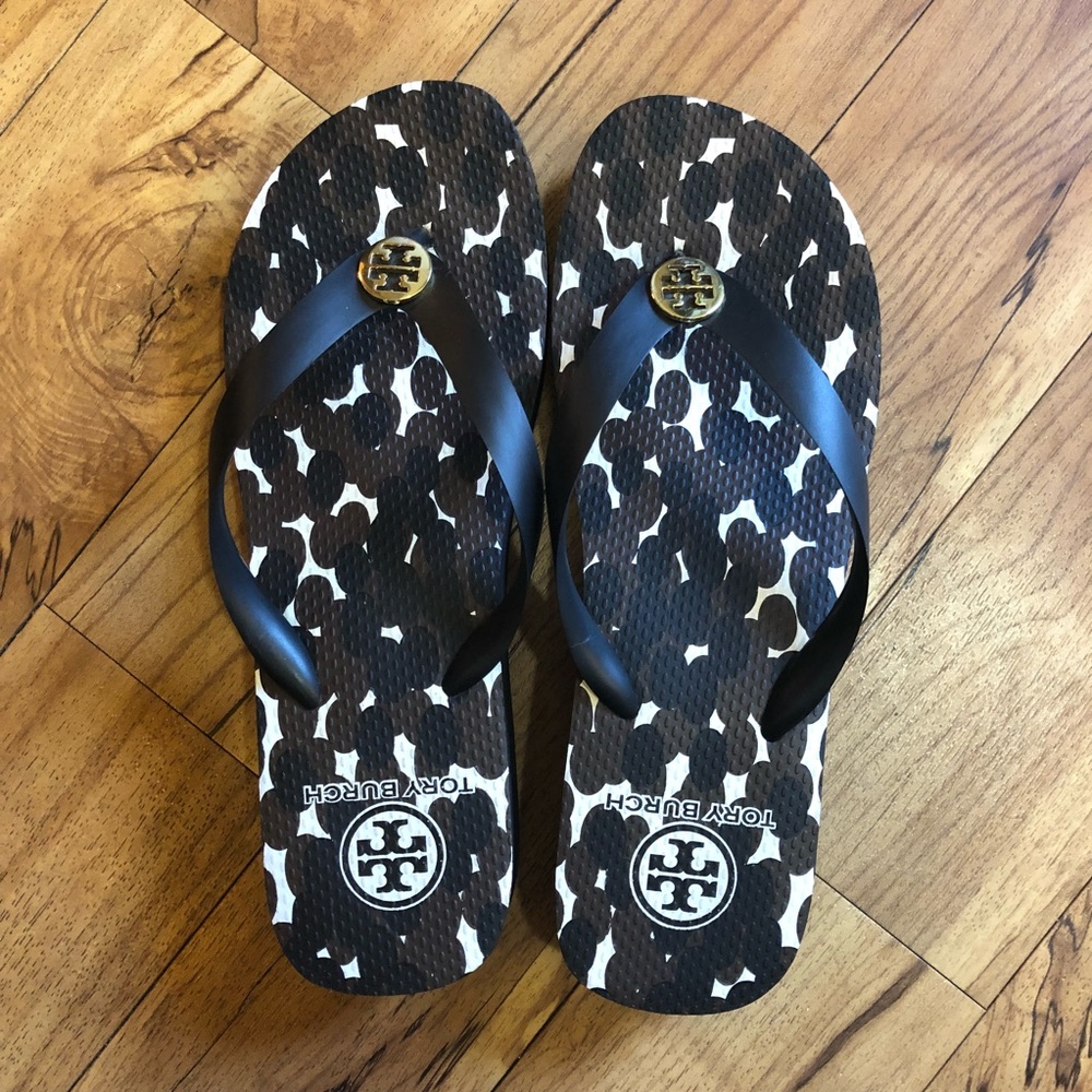Tory Burch rubber wedge flip flops